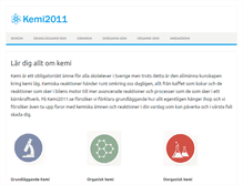 Tablet Screenshot of kemi2011.se